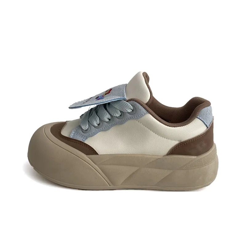Than Than Me Slip Resistant Low Top Skateboard Shoes Women's-0