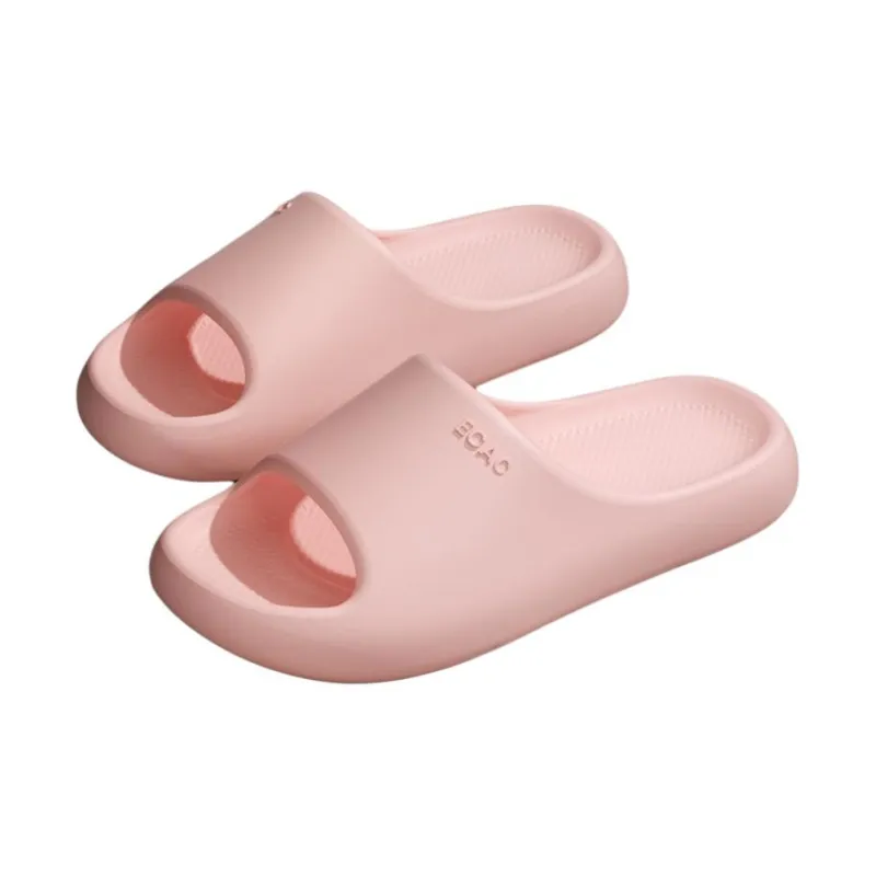 ECAC Men's Summer Indoor Home Squashy And Bouncy Feeling Bathroom Slip Resistant Platform Eva Slippers For Men-2