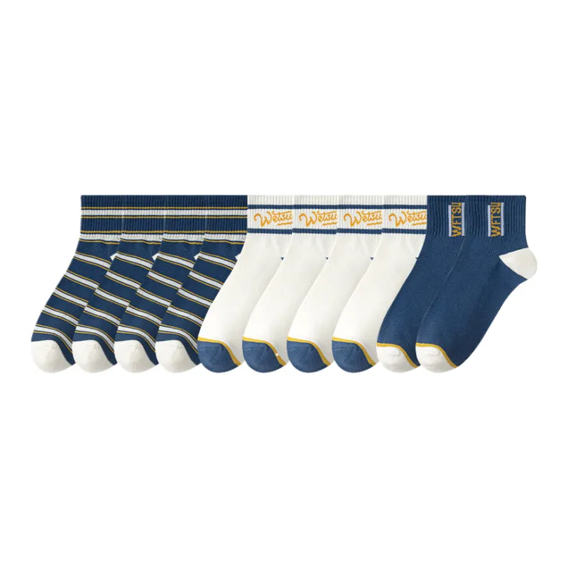 Cotton Gene Ankle Socks Men's 10 Pack-5