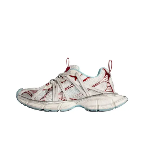 Balenciaga 3XL Extreme Laces B Low Top Chunky Sneakers Men's Beige