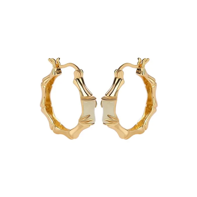 Royal Heaven's Choice Earrings Green Jade Unisex-0