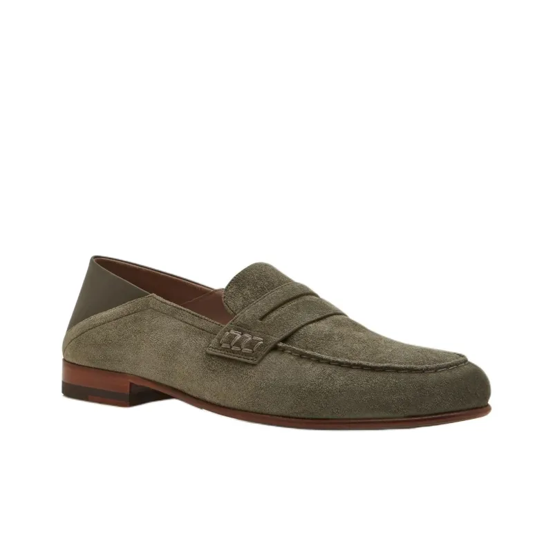 MANOLO BLAHNIK PLYMOUTH Loafers Men's Green-1