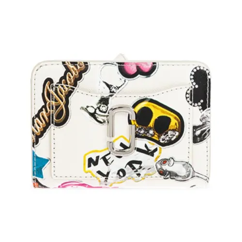 MARC JACOBS Leather Wallet Women's White