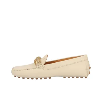TOD'S Ring Embellished Loafers Women's