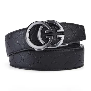 GUSKI Top Grain Cow Leather Leather Belts Men's Width  3.5cm