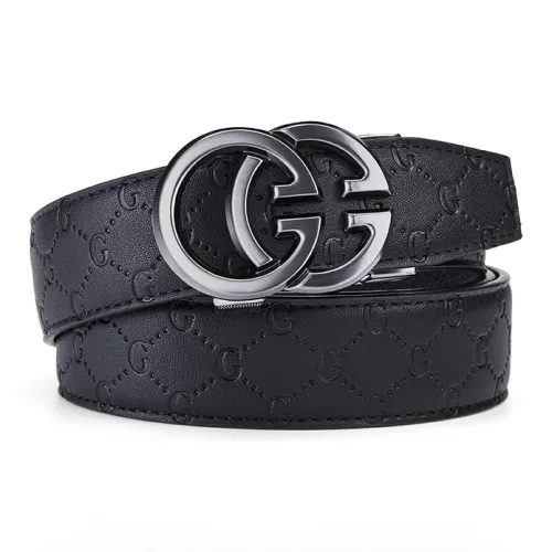 GUSKI Top Grain Cow Leather Leather Belts Men's Width  3.5cm