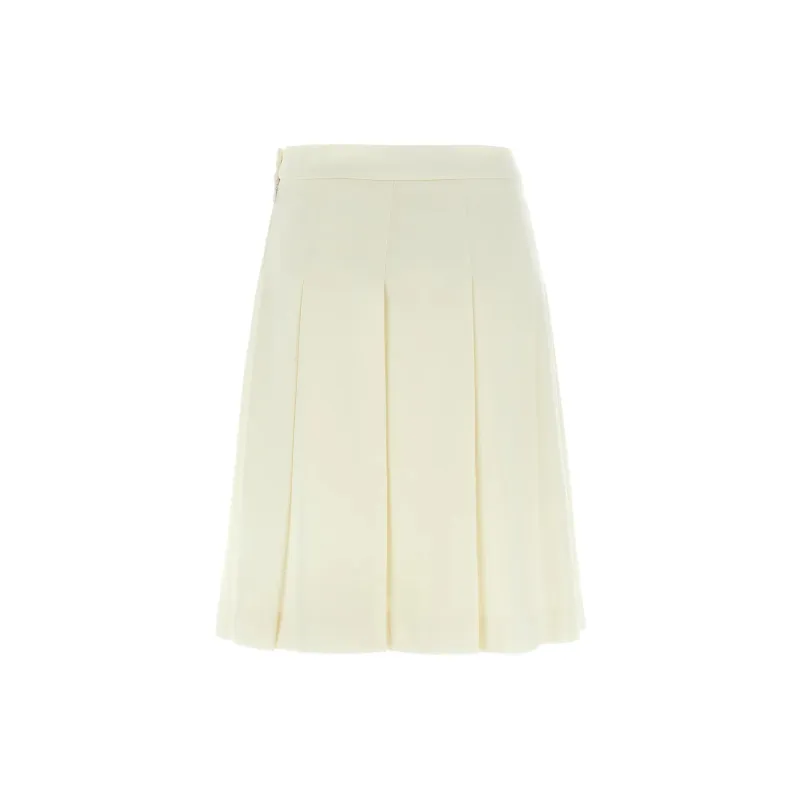 Alessandra Rich Wool Skirt-1