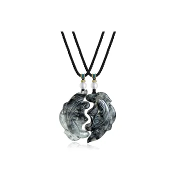Tang Zhi Serpentine Jade Necklaces Unisex
