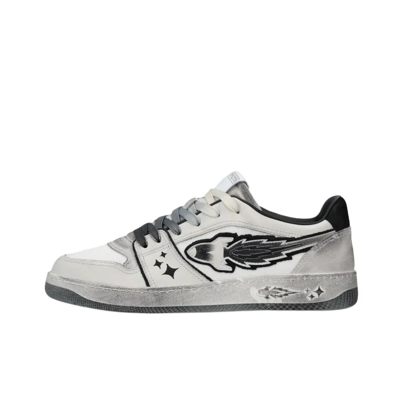 ENTERPRISE JAPAN Rocket Low-Top Skateboard Shoes Unisex Gray-0