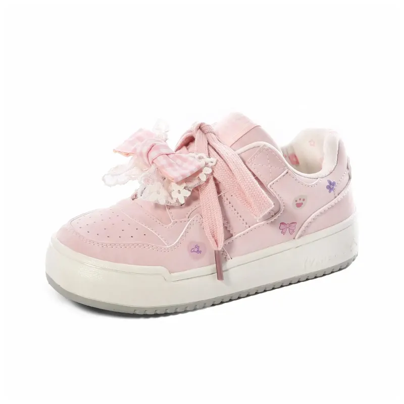 UNIITY Low-Top Skateboard Shoes Women's Pink-13