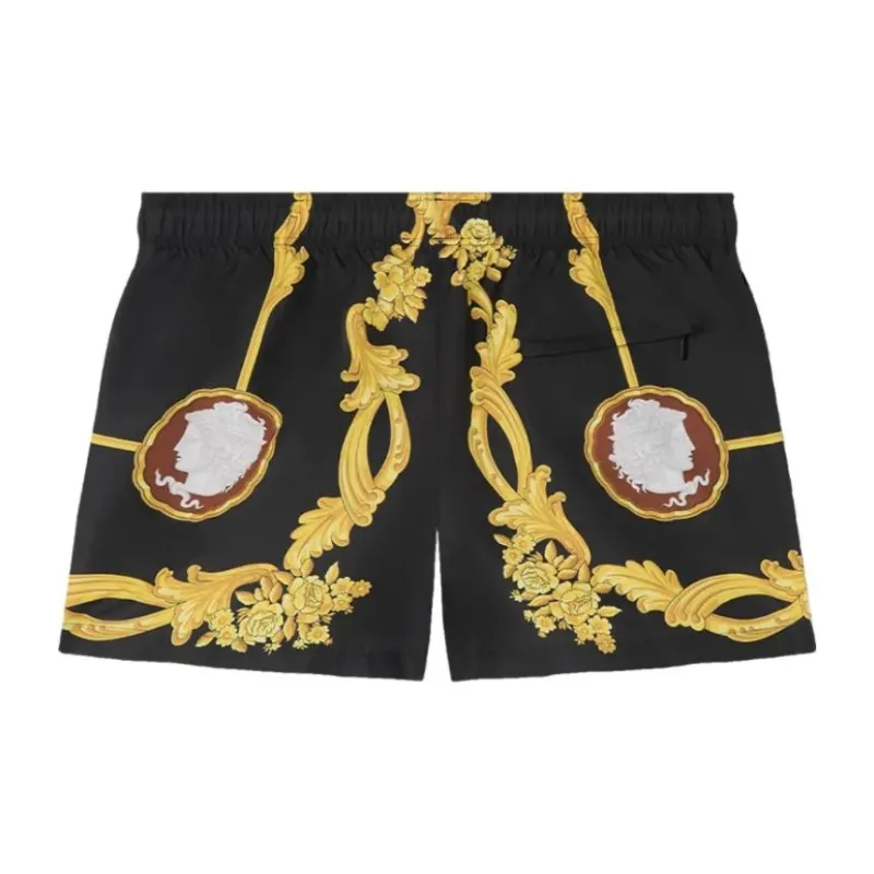 VERSACE Cameo Swim Shorts-1