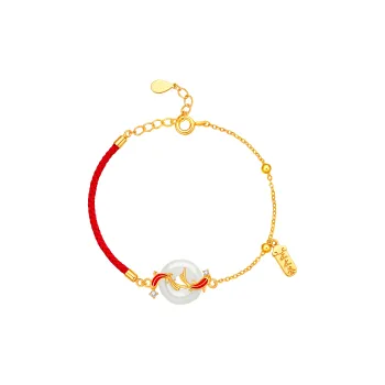 ZSY Hetian Jade Bracelets Pale Greenish White Jade Women's