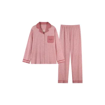 Huggy Kissy Pajama Set Women's Pink