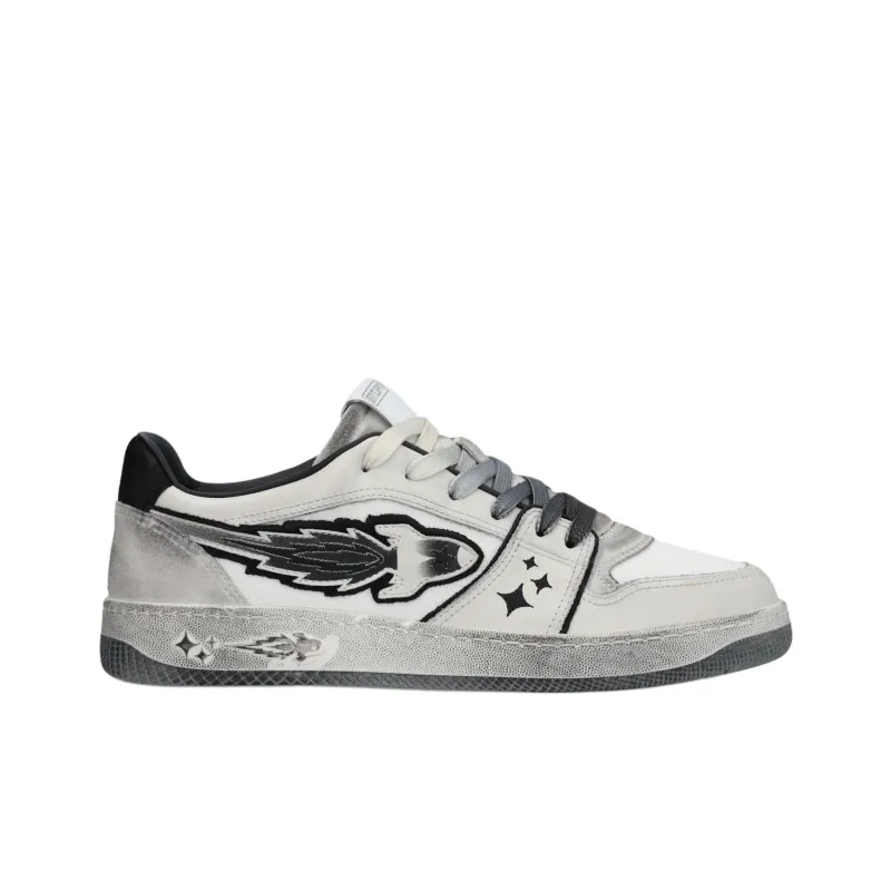 ENTERPRISE JAPAN Rocket Low-Top Skateboard Shoes Unisex Gray-1