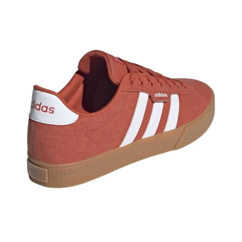 Adidas DAILY 3 Anti Slip Wear Resistant Low Top Skateboard Shoes Men's Orange-2