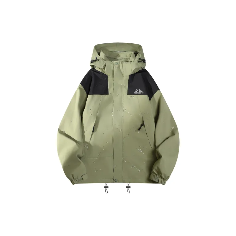 Feiyue Water-Resistant Windproof Warm Water-Repellent Windbreaker Jacket Unisex-56
