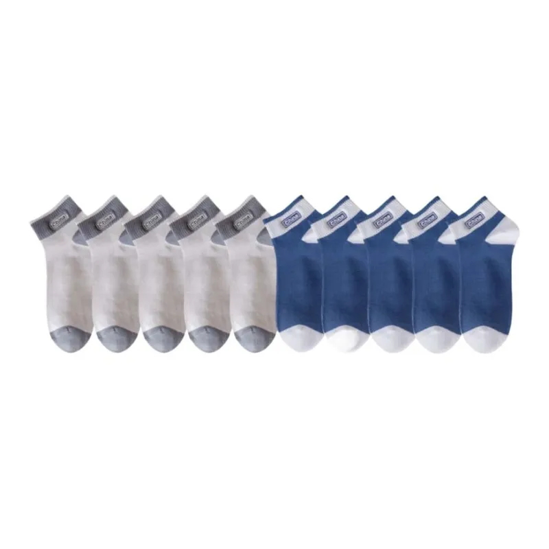 Cotton Gene Ankle Socks Men's 10 Pack-34