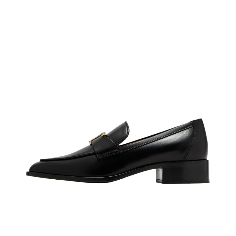 TOD'S Logo Plaque Slip On Loafers Women's-0