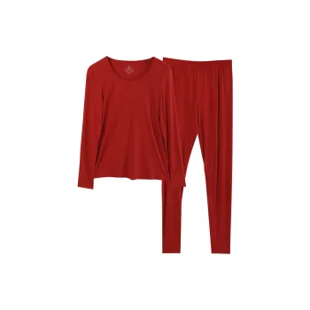JINSANT Thermal Set Women's Caramel Red