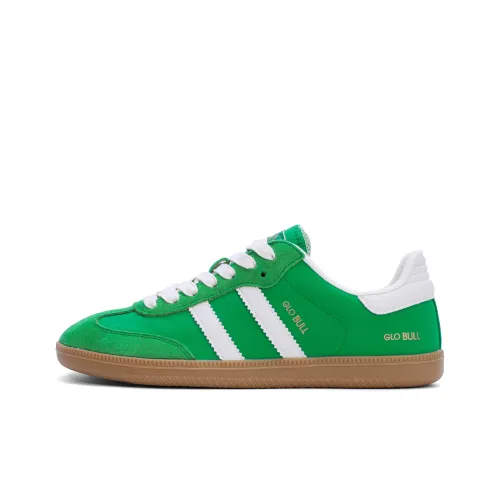 GLO BULL Anti Slip And Wear Resistant Lightweight Low Top Skateboard Shoes Men's Lucky Green
