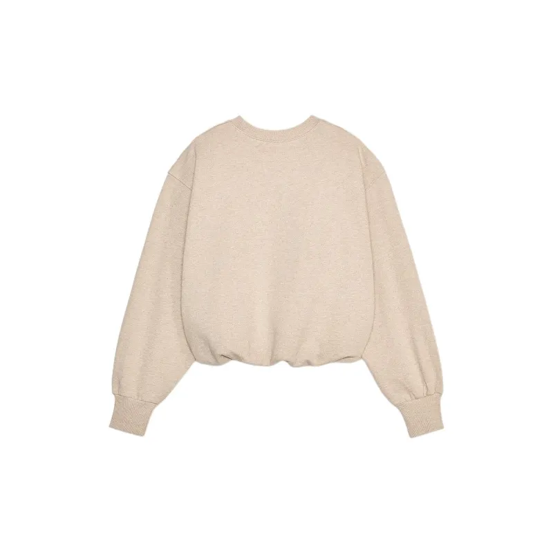 ZARA Sweatshirt Women's Zebra Print Brown Yellow-1