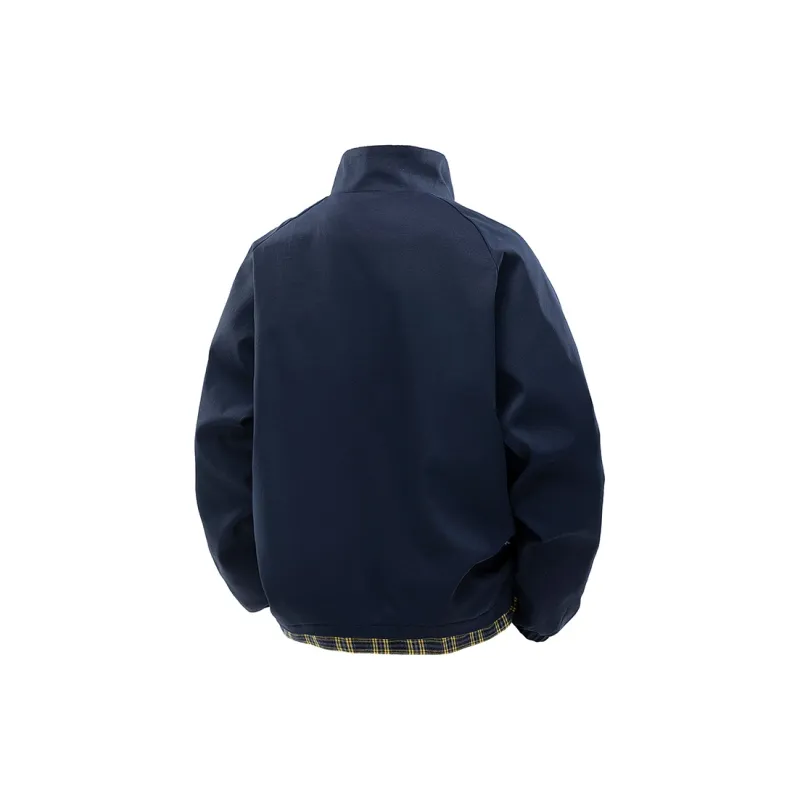 TBSM Jackets Coats Unisex Navy Blue-1