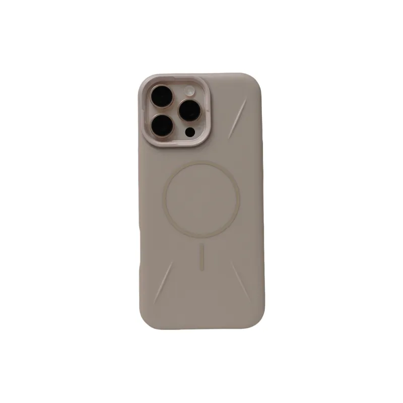 PENGKEXING PC Material Elegant Fine Magnetic Ring Phone Cases Compatible With IPhone 16 Pro Max/15 Plus/14/13/12-4