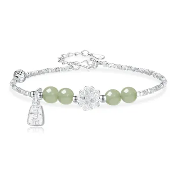 JOYDINNY S999 Fine Silver Bracelets Women's