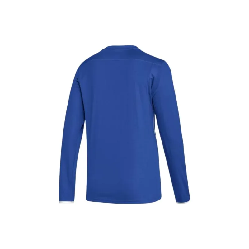 Adidas Women's Team Issue Long Sleeve Jersey Royal Blue/White-1