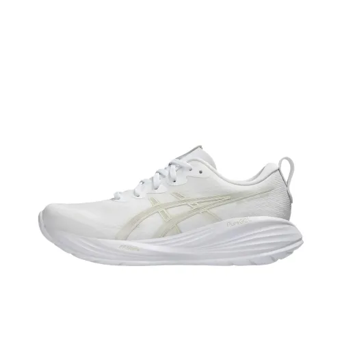 Asics Gel Cumulus 27 Cushioning Low Top Running Shoes Men's White