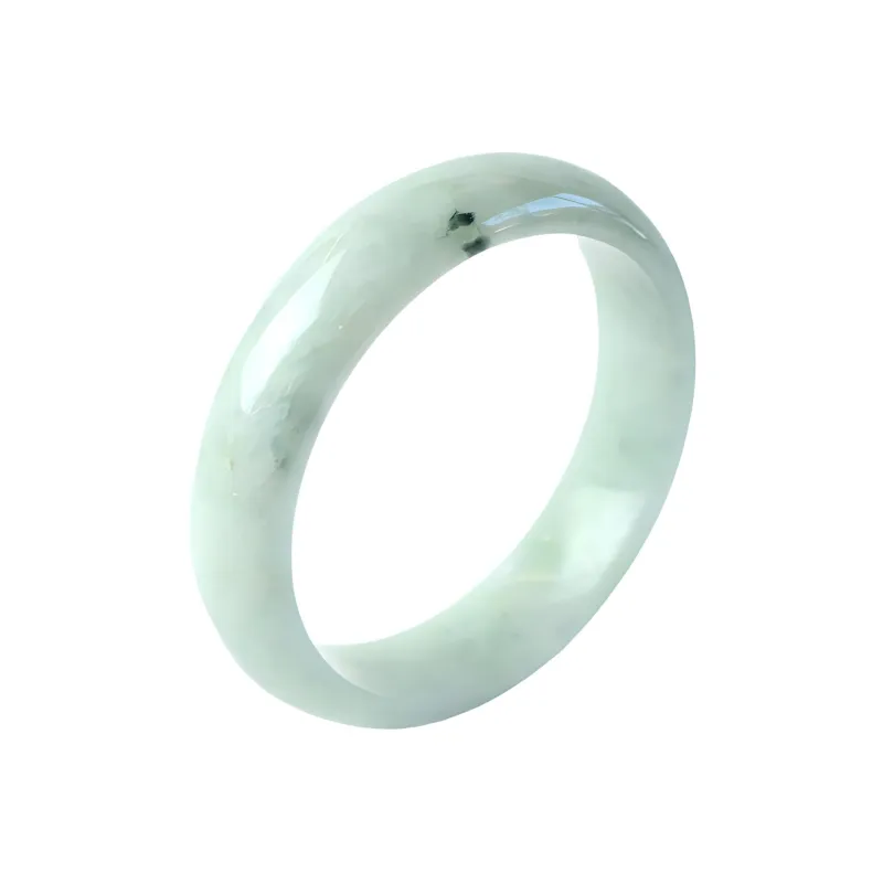 South Asia Bean Type Jadeite Bangles Unisex-0