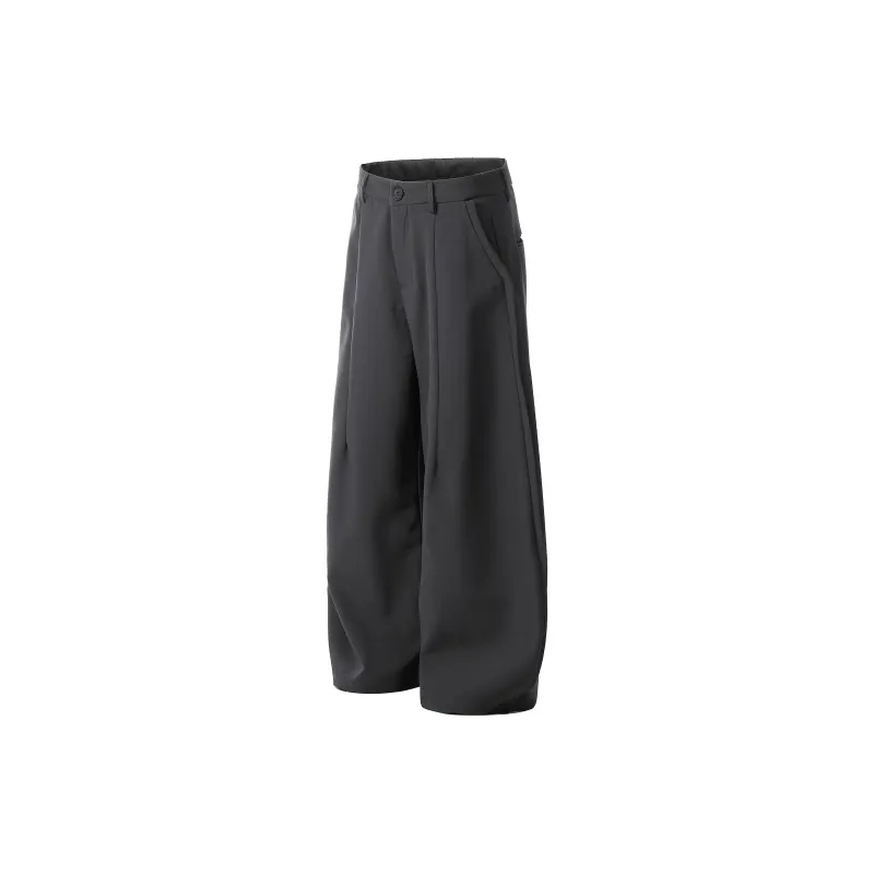 VINMUK Casual Pants Unisex Gray-2