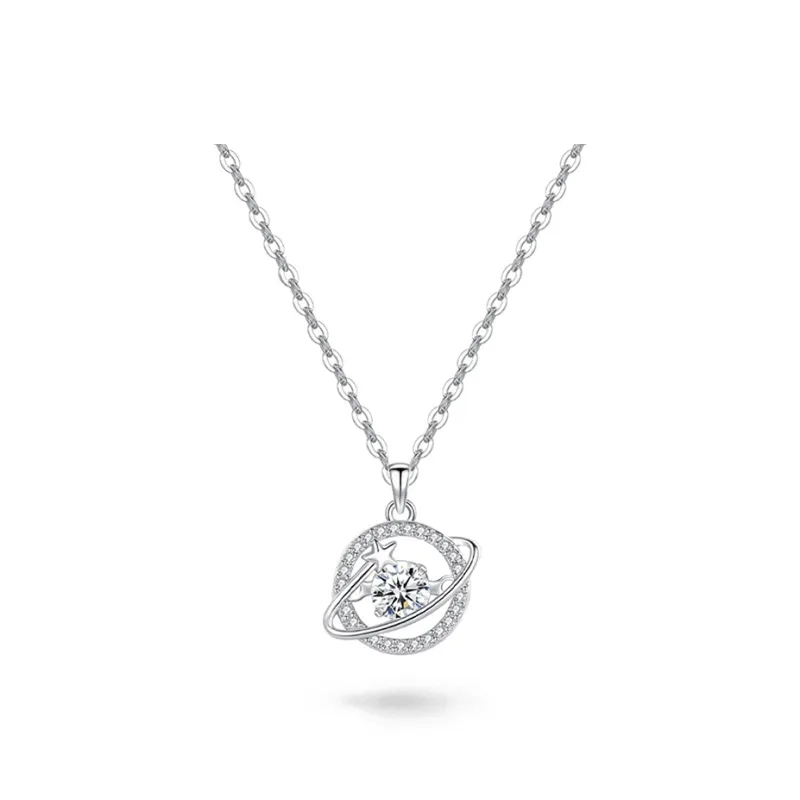 J&KINGLAY S925 Silver Necklaces Women's-0