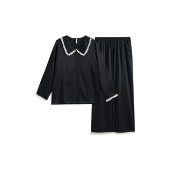Same Language Pajama Set Women's Alocasia Black
