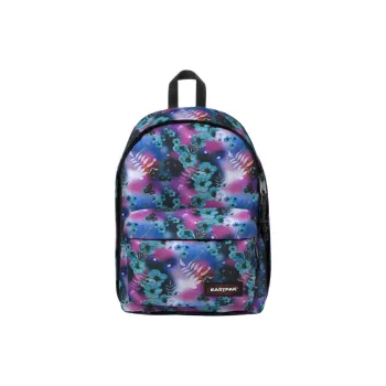EASTPAK Nylon Backpack Women's Black Multicolor