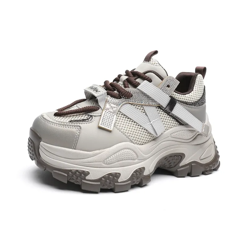 ABIDJAN Lightweight Low-Top Chunky Sneakers Women's-7