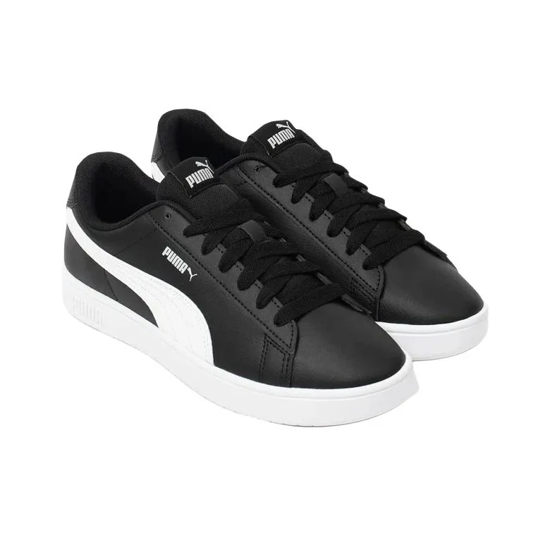 PUMA Rickie Anti Slip Wear Resistant Low Top Skateboard Shoes Men's Black White-2