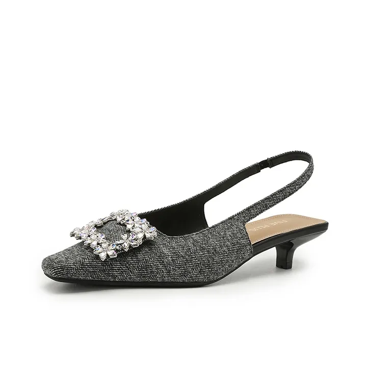 FIVE PLUS Casual Single Shoes Women's Gray-1