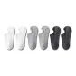 2 White+2 Light Gray+2 Dark Gray[6 Pack]