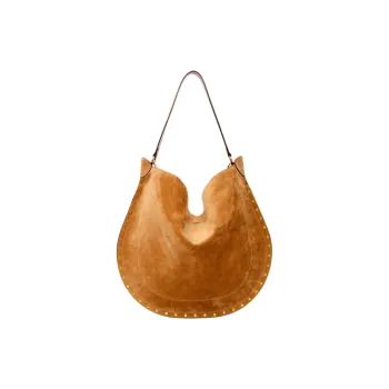 ISABEL MARANT Suede Calfskin Hobo Bag Shoulder Bag Women's Brandy Brown
