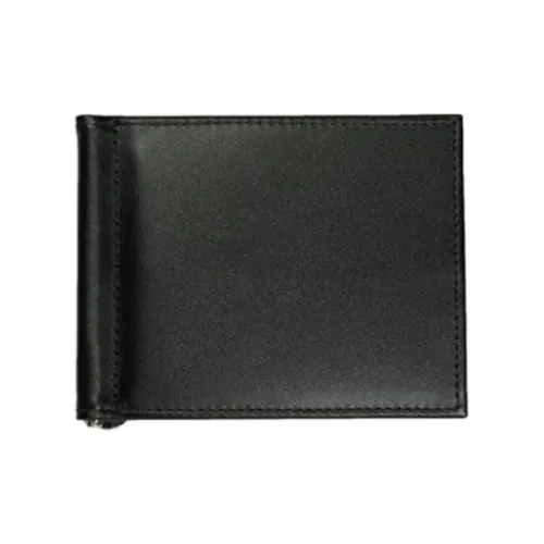ETTINGER Calfskin Wallet Men's Black & Red Brown