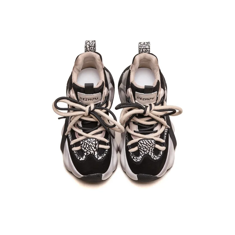Chibang Height Increasing Mid-Top Chunky Sneakers Women's-2