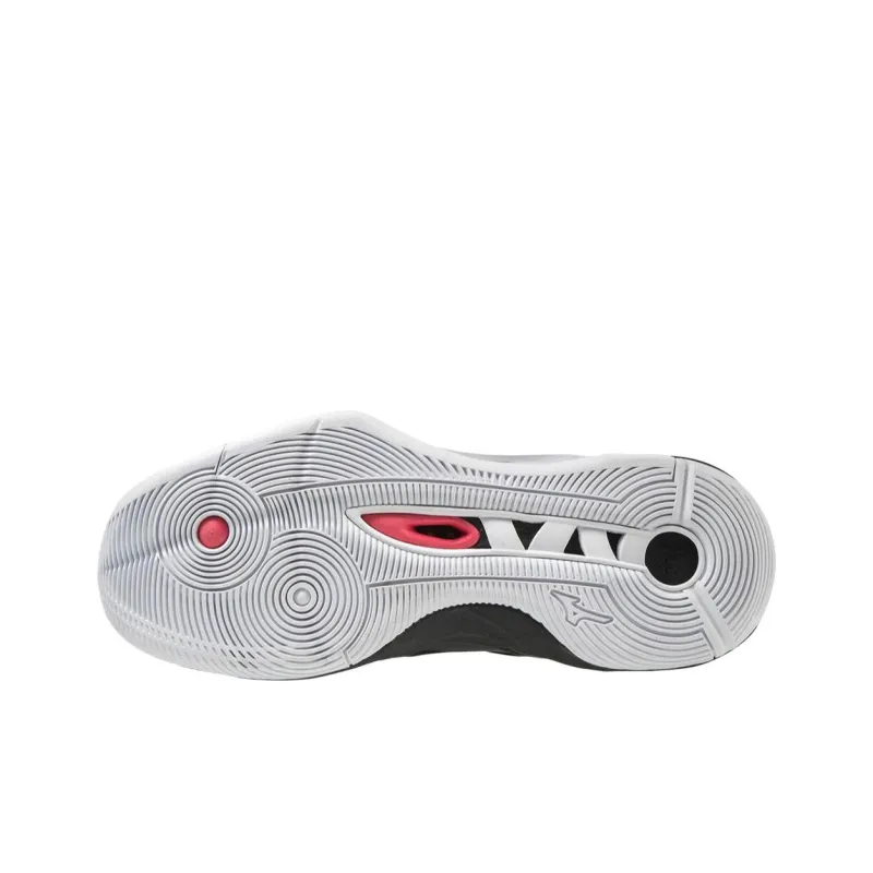 Mizuno Wave Momentum 2 Cushioning Wear-Resistant Low-Top Training Shoes Women's Black Silver-3