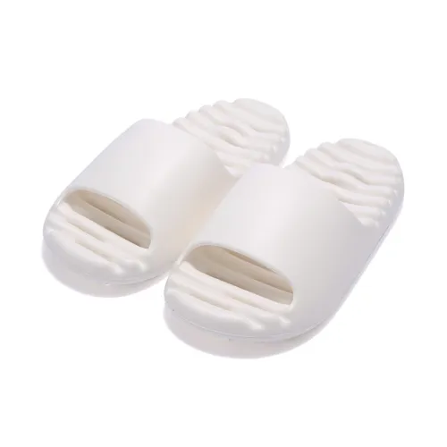 ECAC Women's Bathroom Slippers Indoor Home Summer Use Bathing Slip Resistant Quick Dry Soft Sole Slippers For Men