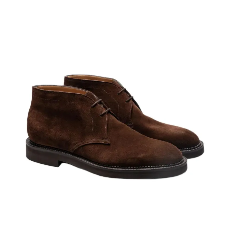 JOHN LOBB Heywood Chukka Ankle Boots Men's Brown-1