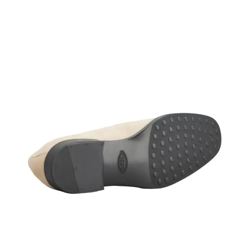 TOD'S Logo Debossed Loafers-4