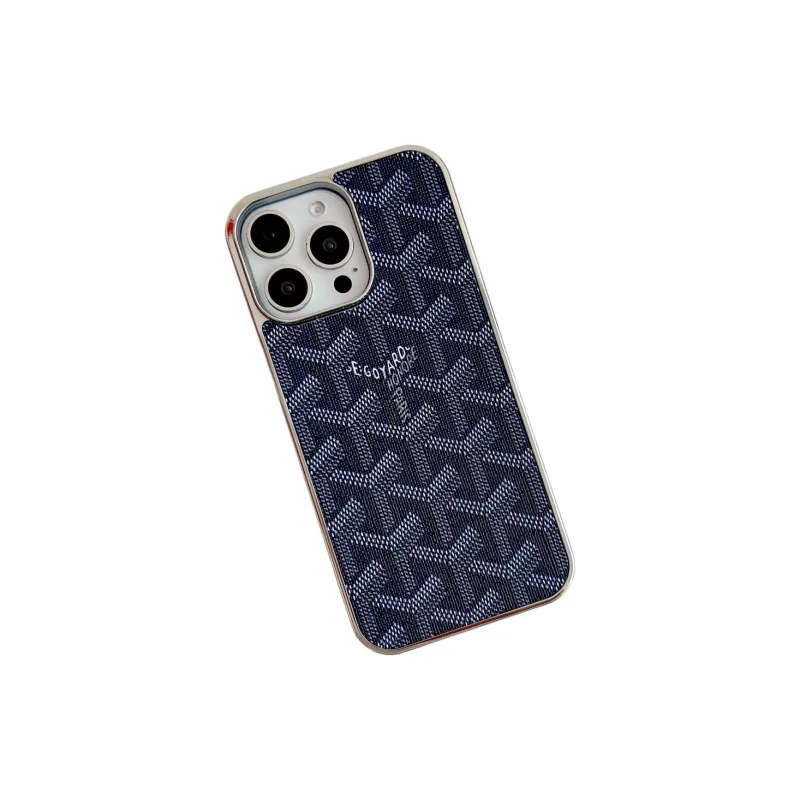 Koman TPU Material Electroplated Frame Dog's Teeth Goya Phone Cases Compatible With Apple IPhone 12/13/14/15/16/Pro/Mac-1