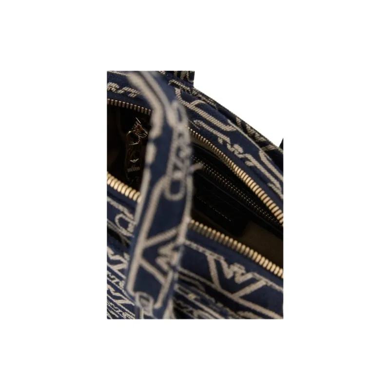 EMPORIO ARMANI Logo Embroidered Jacquard Tote Bag-4