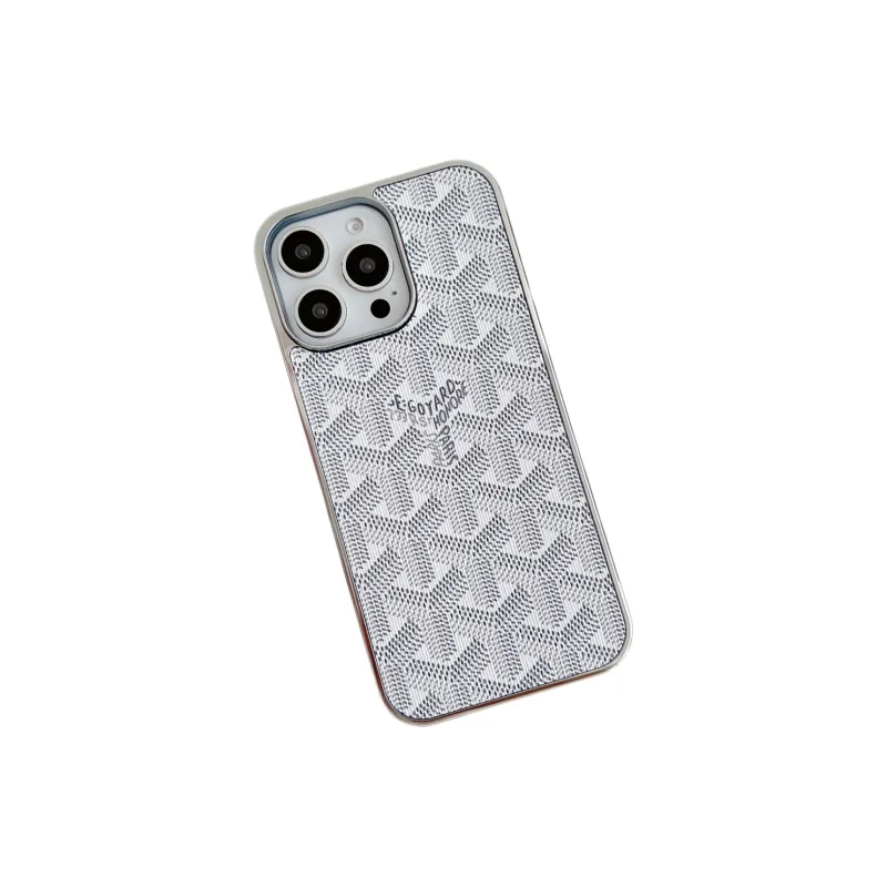 Koman TPU Material Electroplated Frame Dog's Teeth Goya Phone Cases Compatible With Apple IPhone 12/13/14/15/16/Pro/Mac-4