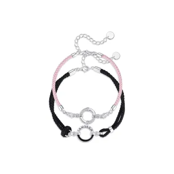P&N S925 Silver Bracelets Unisex